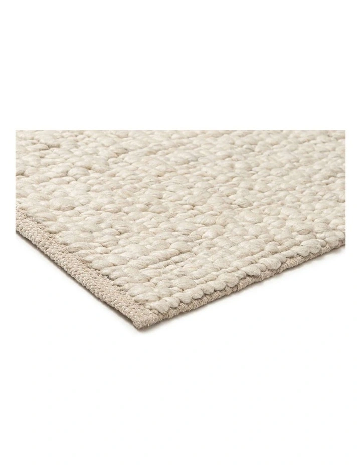 MISS AMARA SALINA NATURAL IVORY PEBBLE LOOP RUG image 2