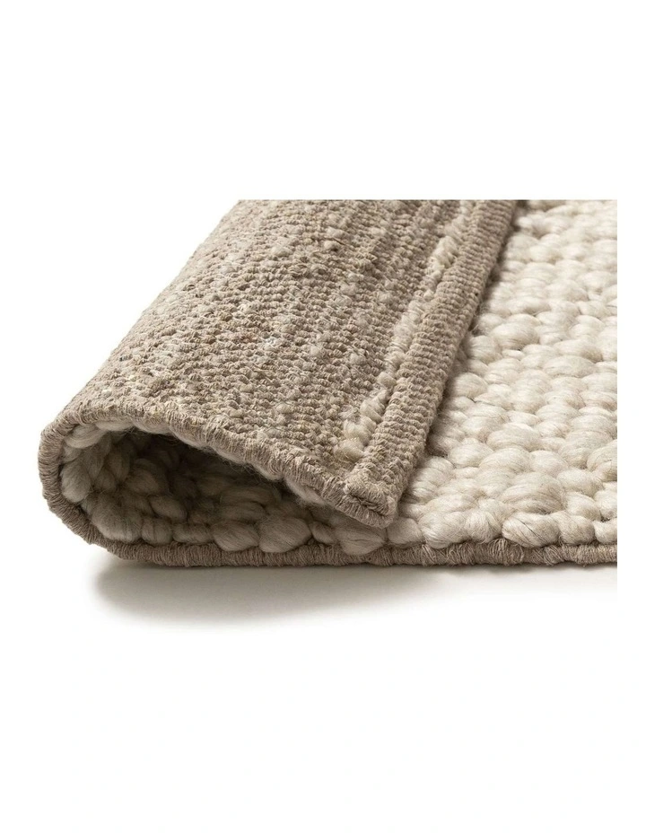 MISS AMARA SALINA NATURAL IVORY PEBBLE LOOP RUG image 3