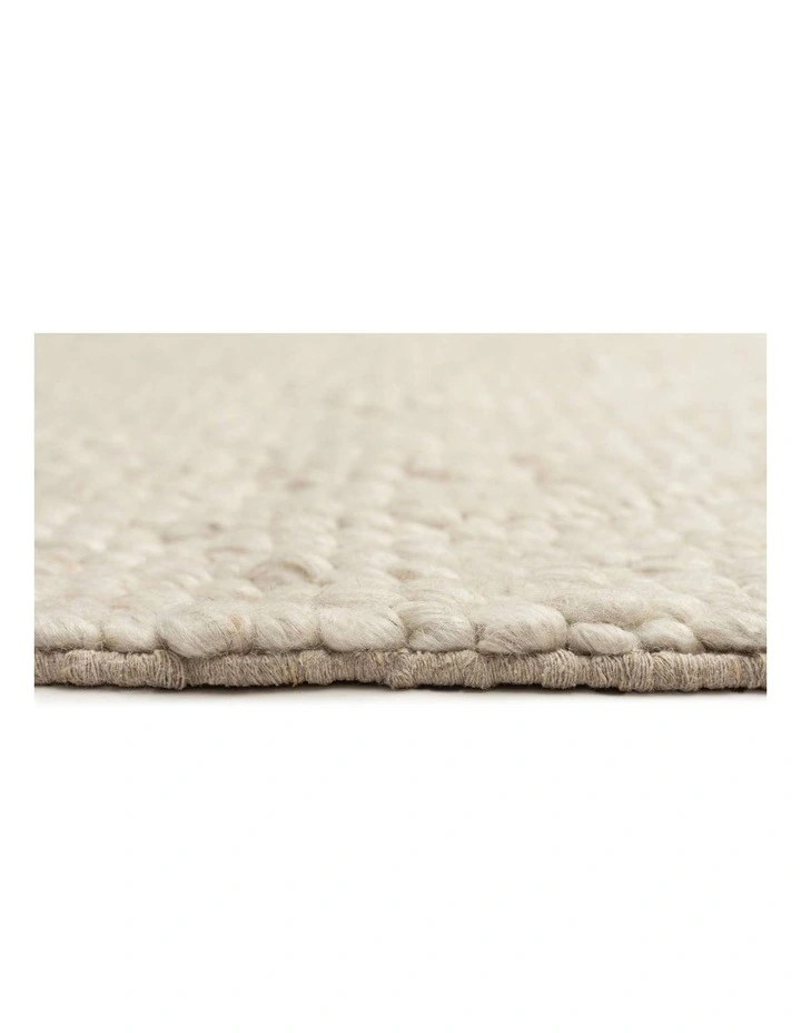 MISS AMARA SALINA NATURAL IVORY PEBBLE LOOP RUG image 4