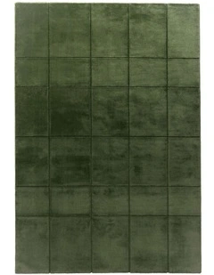 MISS AMARA EDELLE TONAL OLIVE VELVET RUG