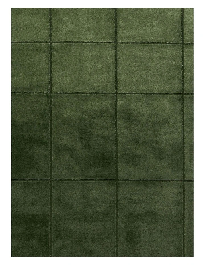 MISS AMARA EDELLE TONAL OLIVE VELVET RUG image 5