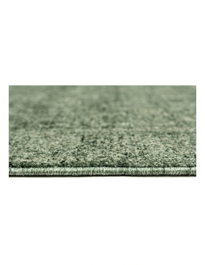 MISS AMARA VINCHI TONAL DISTRESSED FOREST GREEN RUG image 4