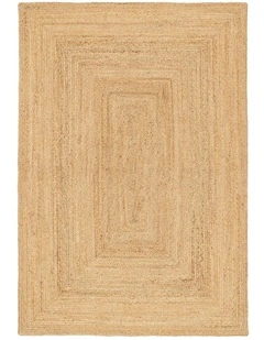 MISS AMARA FERNANDA NATURAL HAND-BRAIDED JUTE RUG