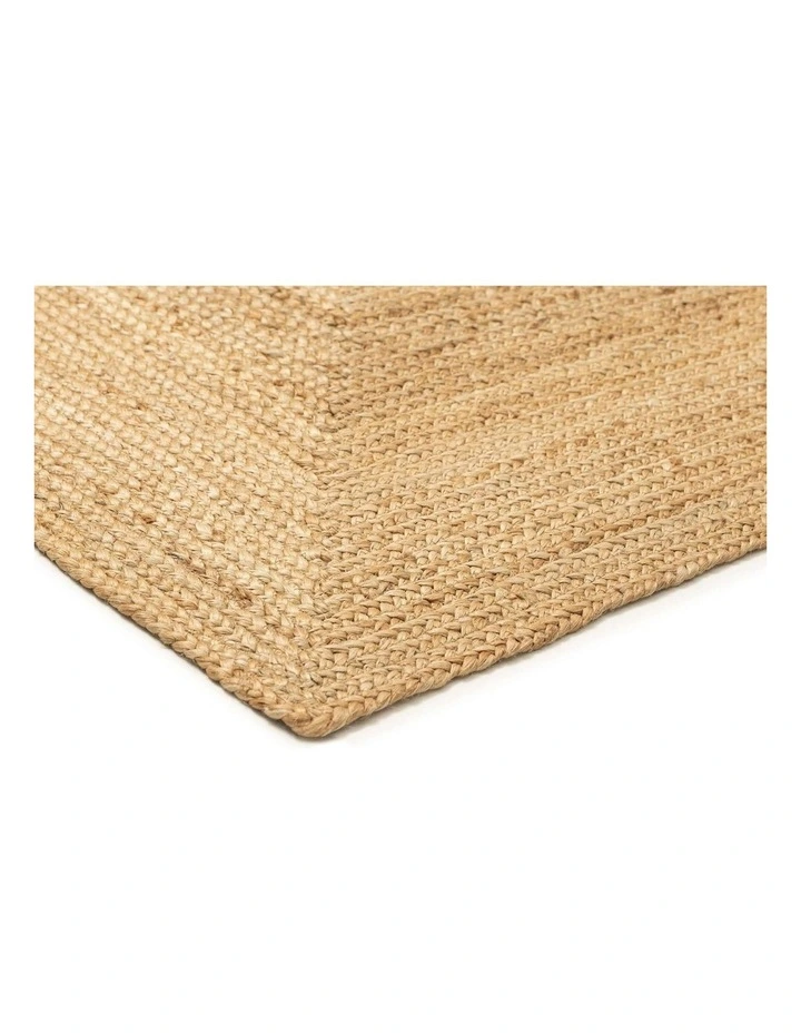 MISS AMARA FERNANDA NATURAL HAND-BRAIDED JUTE RUG image 2