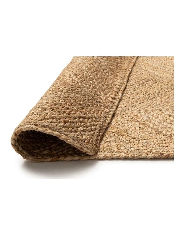 MISS AMARA NASHIRA NATURAL BROWN DIAMOND JUTE RUG image 3