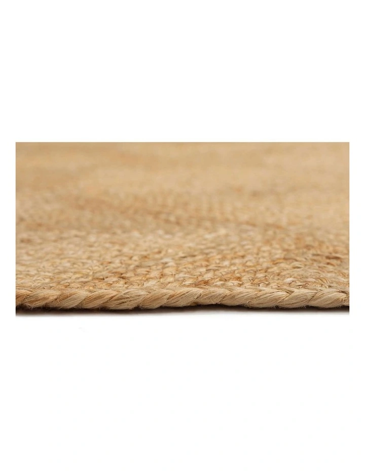 MISS AMARA NASHIRA NATURAL BROWN DIAMOND JUTE RUG image 4
