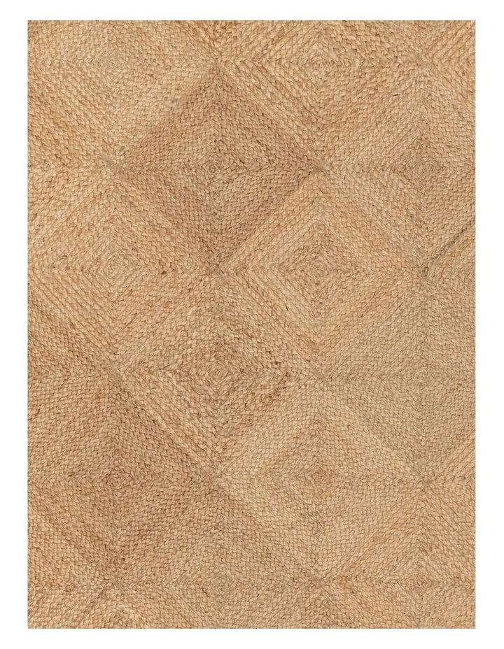 MISS AMARA NASHIRA NATURAL BROWN DIAMOND JUTE RUG image 5