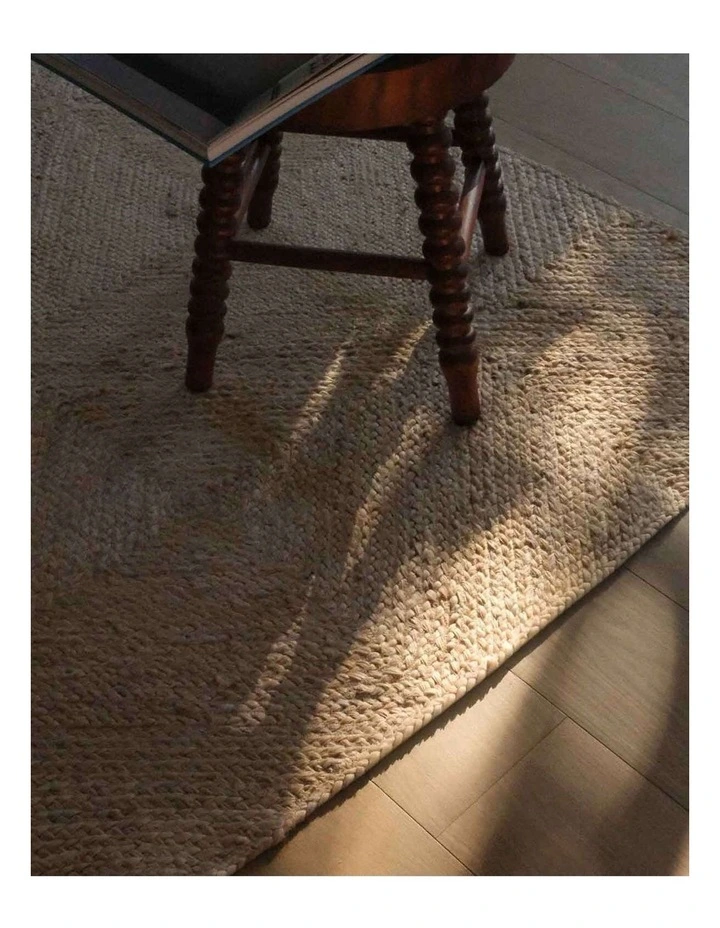 MISS AMARA NASHIRA NATURAL BROWN DIAMOND JUTE RUG image 6