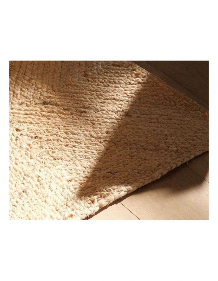 MISS AMARA NASHIRA NATURAL BROWN DIAMOND JUTE RUG image 7
