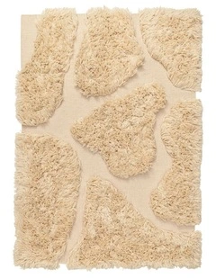 MISS AMARA SAVITA OAT SCULPTURAL WOOL SHAG RUG