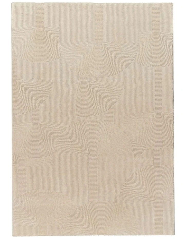 MISS AMARA AZZURA TONAL CREAM ORGANIC RUG image 1
