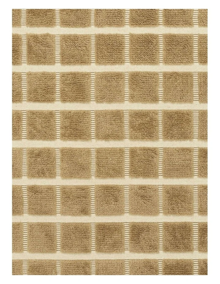 MISS AMARA OAKLYNN CHOCOLATE HANDLOOM GRID WOOL RUG image 5