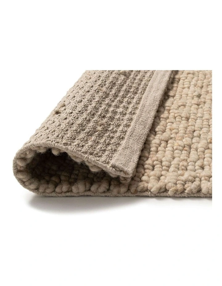 MISS AMARA MAUREEN TAUPE WOOL RUG image 3