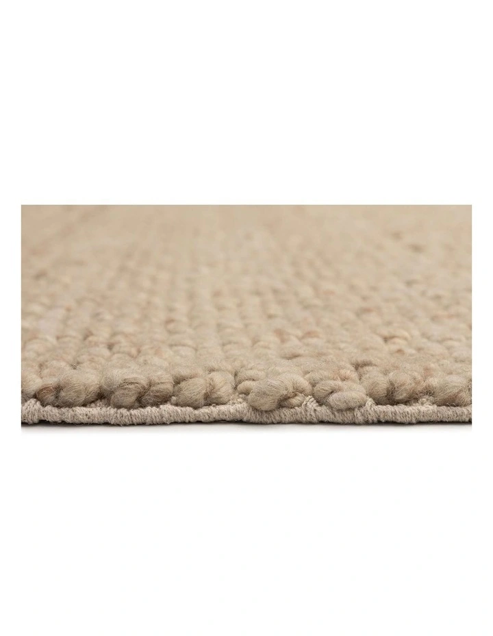 MISS AMARA MAUREEN TAUPE WOOL RUG image 4