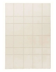 MISS AMARA CHARMION TONAL CREAM GRID RUG