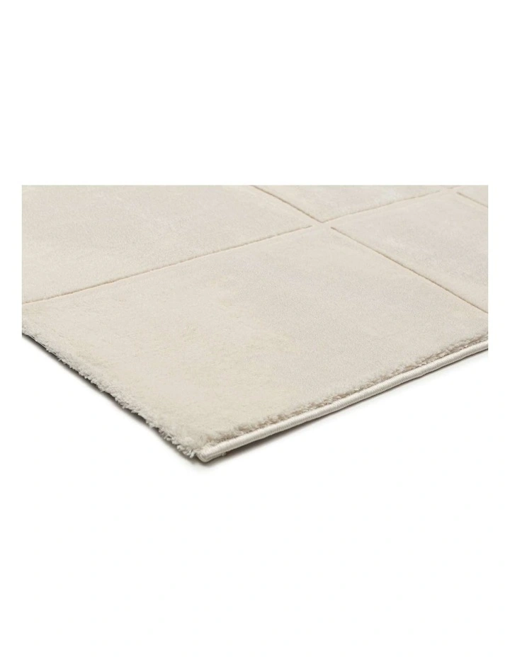 MISS AMARA CHARMION TONAL CREAM GRID RUG image 2