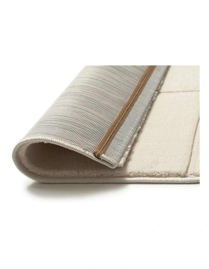 MISS AMARA CHARMION TONAL CREAM GRID RUG image 3