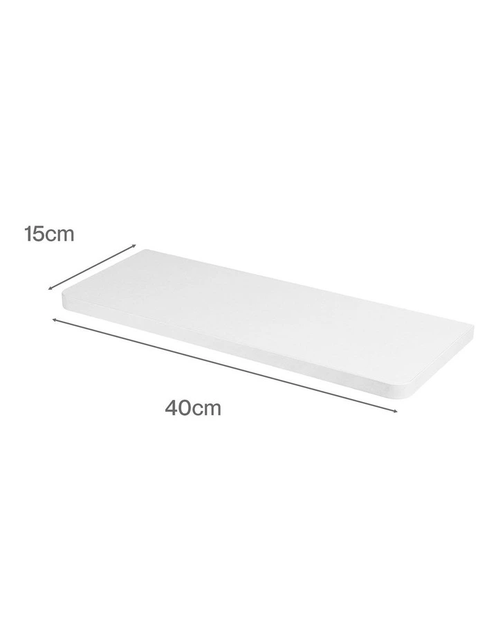 Levede Floating Shelves 6Pcs DIY Wall Mounted Storage Display Bookshelf White image 3