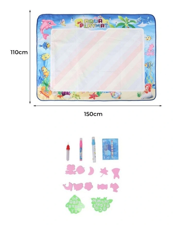 Kids Aqua Doodle Drawing Mat Water Painting Educational Toy image 3
