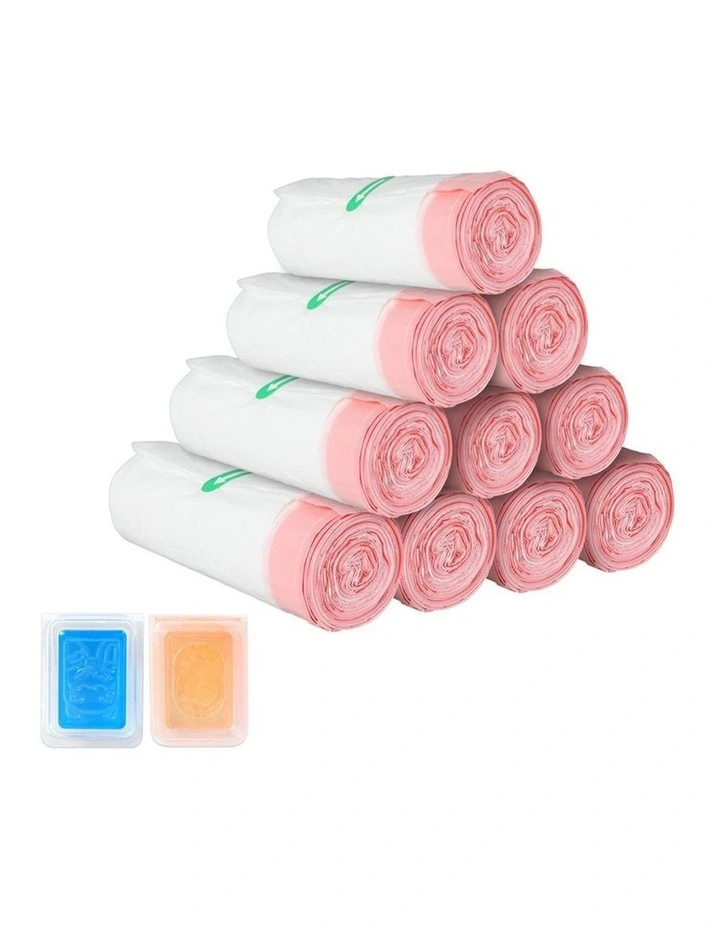 Pawz 10 Rolls Waste Bag Disposable Refill Smart Cat Litter Box image 1