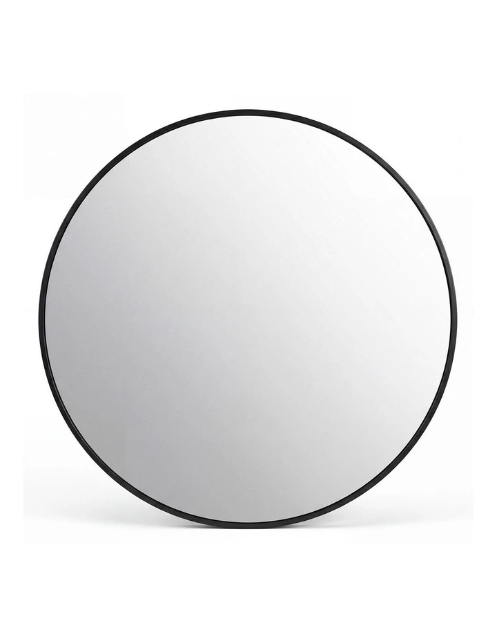 Yezi 60cm Wall Vanity Mirror Round Decorative Bathroom HD Glass Anti-explosion image 2