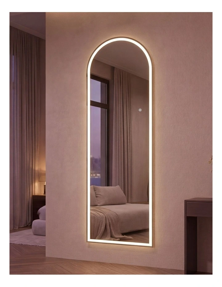 Levede 165cm Full Length Mirror Arched Dressing Mirrors Free Stand Wall Mounted image 7