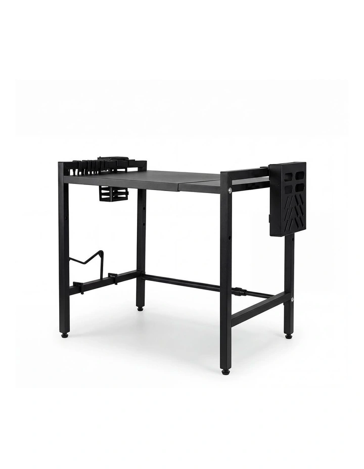Toque Microwave Oven Rack Stand Adjustable Expandable Shelf Countertop Organizer image 2