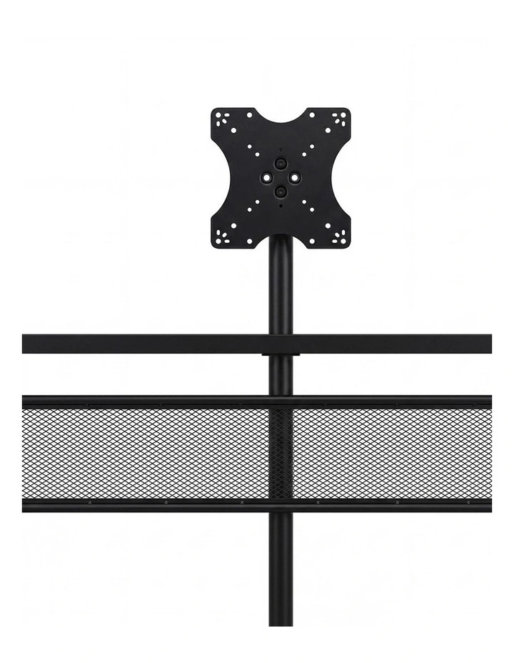 Levede Gaming Bed Frame Rotating TV Mount Storage Metal Single Bed 32in Bedroom image 6