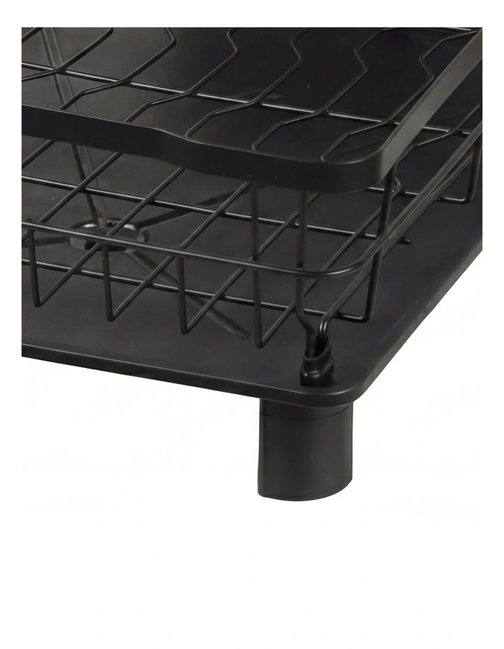 Toque 2 Tier Drying Rack Kitchen Organizer Storage Plate Drainer Cutlery Holder image 4