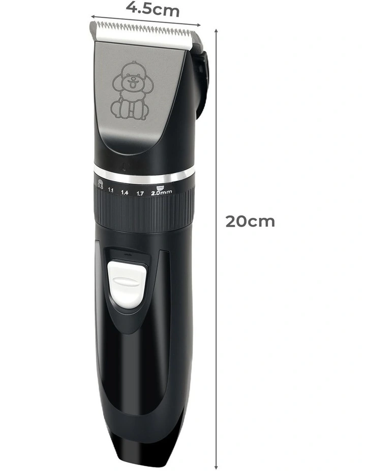 Pawz Pet Grooming Clipper Trimmer Cordless Rechargeable Black image 3