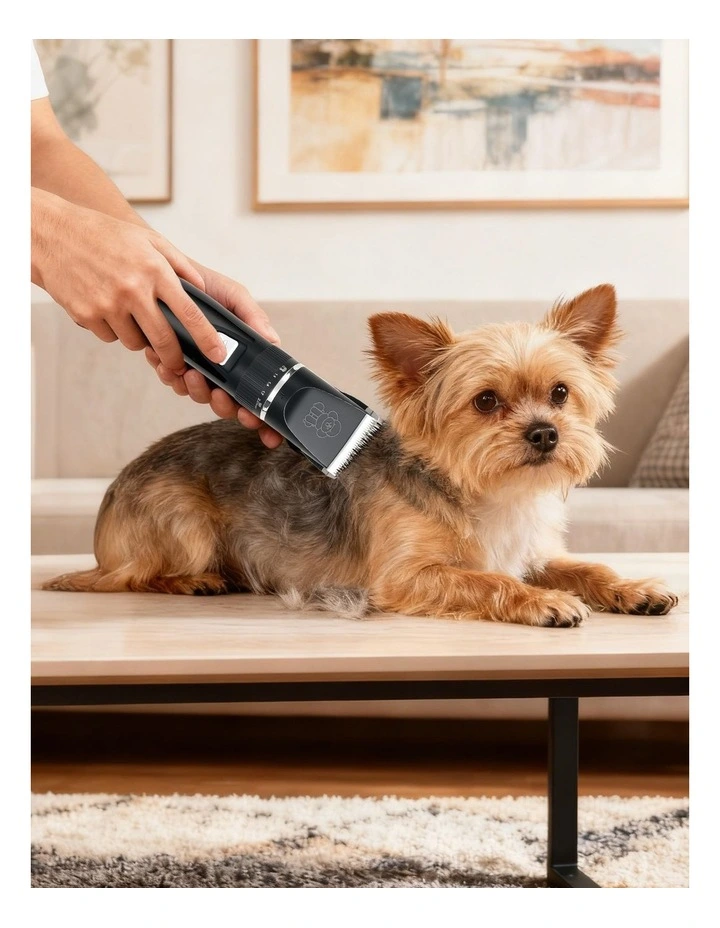 Pawz Pet Grooming Clipper Trimmer Cordless Rechargeable Black image 7