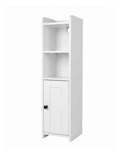 Levede Bathroom Cabinet Storage Slim Organiser Toilet Paper Storage 78.5cm White
