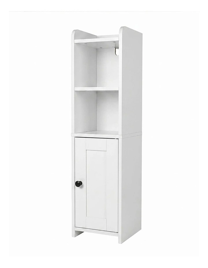 Levede Bathroom Cabinet Storage Slim Organiser Toilet Paper Storage 78.5cm White image 1