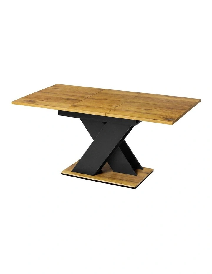 Levede Dining Table Extendable 120cm-160cm 6 People Rectangular Dining Room image 1