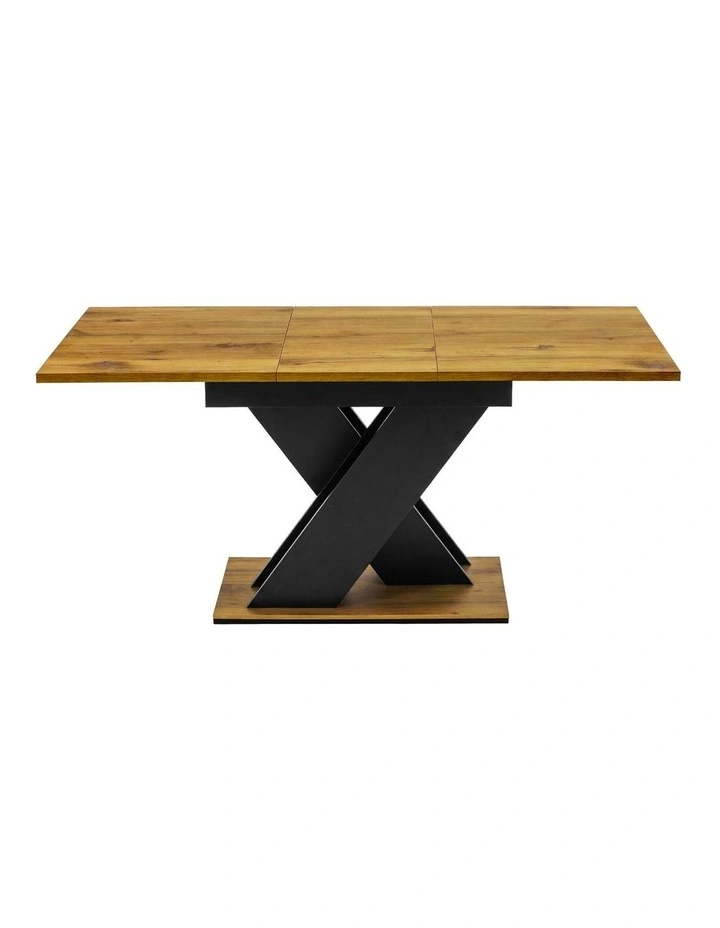 Levede Dining Table Extendable 120cm-160cm 6 People Rectangular Dining Room image 2