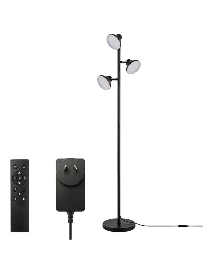 Emitto 3-Light LED Floor Lamp Dimmable Tree Lamp Remote Adjustable Living Room image 2