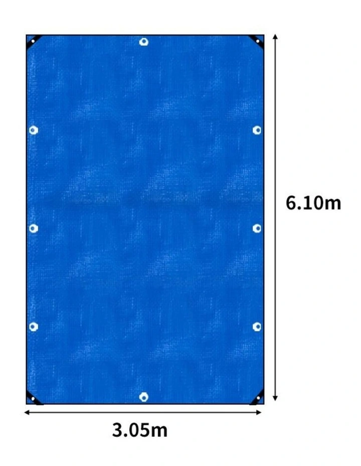 Manan Heavy Duty Tarp Tarpaulin 200GSM Waterproof Camping 3.05x6.1m image 3