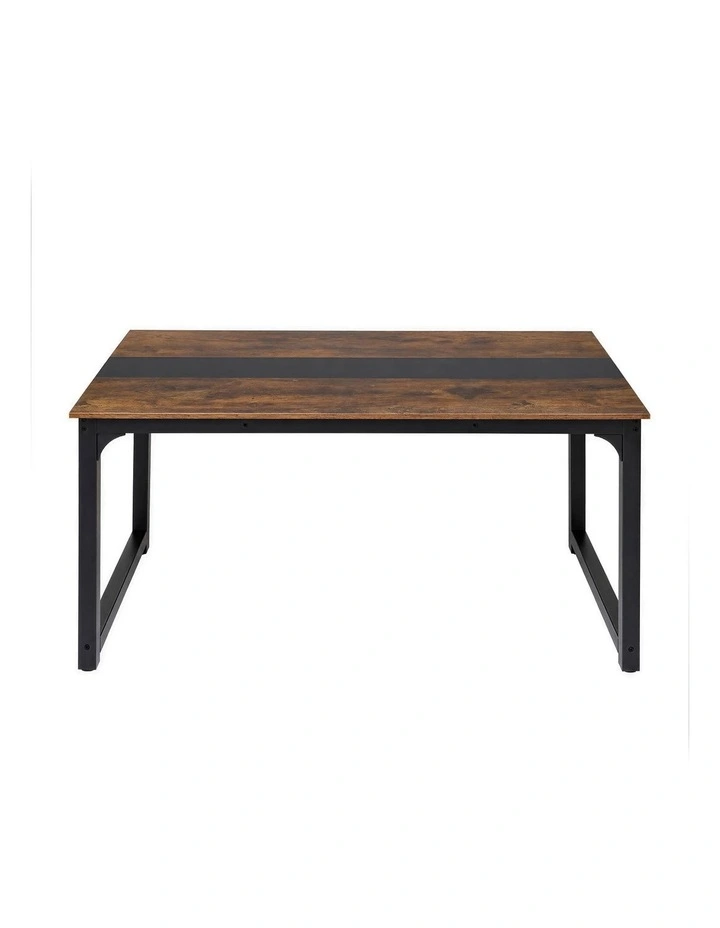 Levede Dining Table 4-6 Seater Industrial Rectangular 160cm Kitchen Restaurant image 2