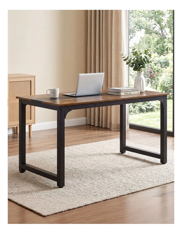 Levede Dining Table 4-6 Seater Industrial Rectangular 160cm Kitchen Restaurant image 7