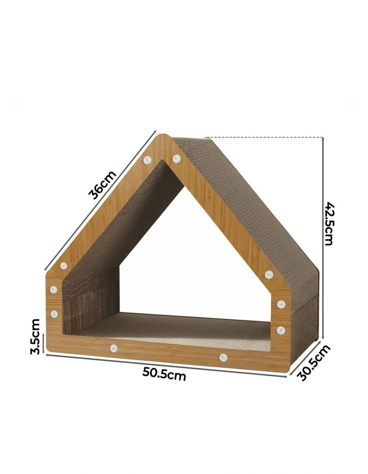 Pawz Cat Scratcher Board Bed Cardboard House Condo Recyclable image 3