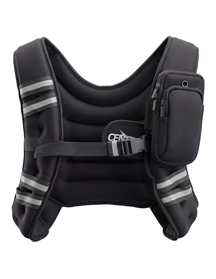 Centra 5.5kg Weighted Vest Adjustable Workout Weight Jacket Exercise Training image 1