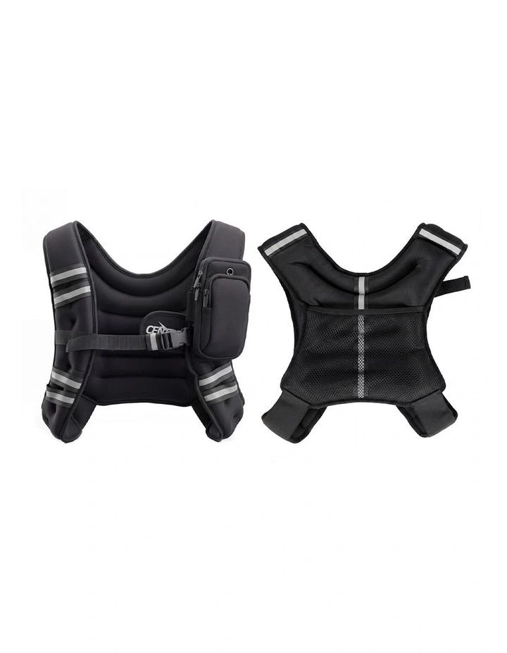 Centra 5.5kg Weighted Vest Adjustable Workout Weight Jacket Exercise Training image 2