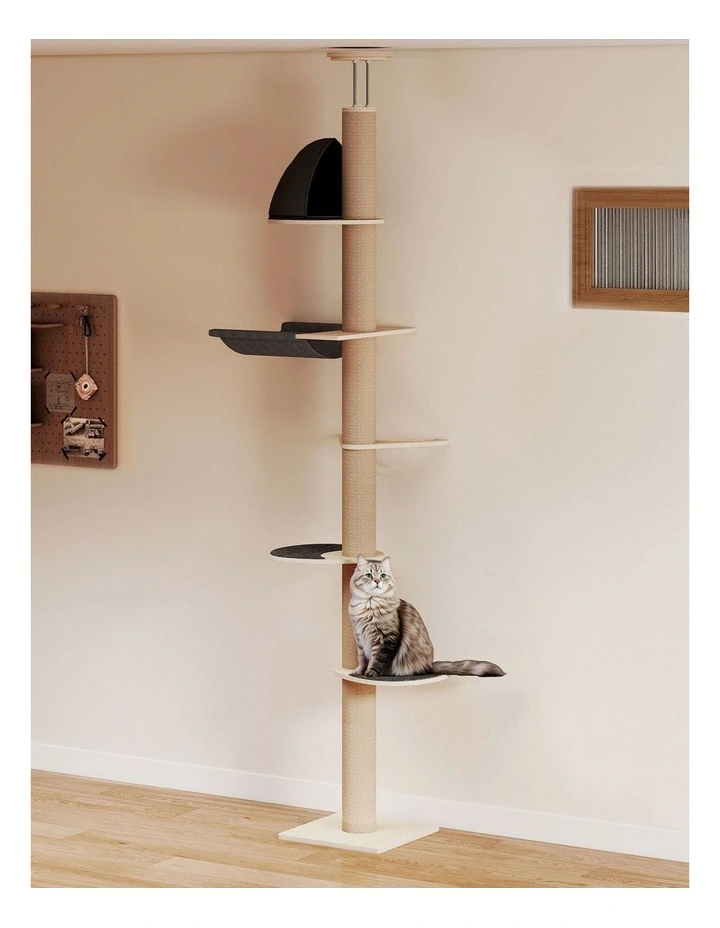 Pawz Cat Tree Large Tower Scratching Post Condo Bed 300cm image 7