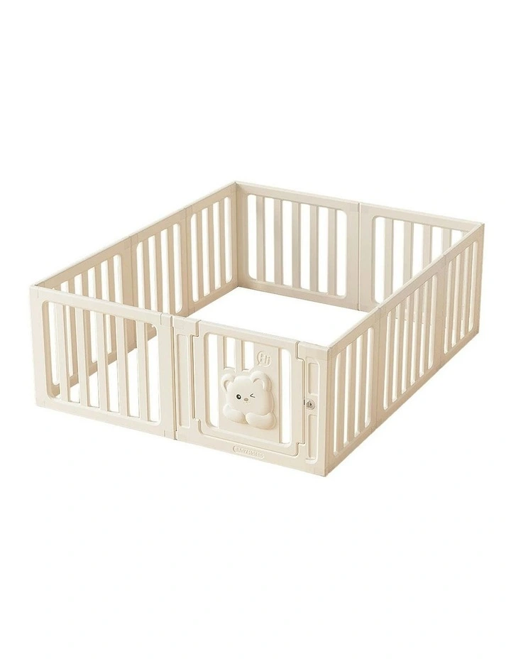 Bopeep Kids Playpen Baby Safety Gate With Lock Toddler Play Game Toy 10 Panel image 1
