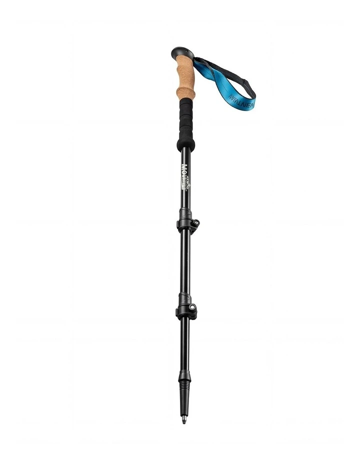 Mountview 2 Pcs Hiking Trekking Poles Walking Stick Adjustable Lightweight Black image 2