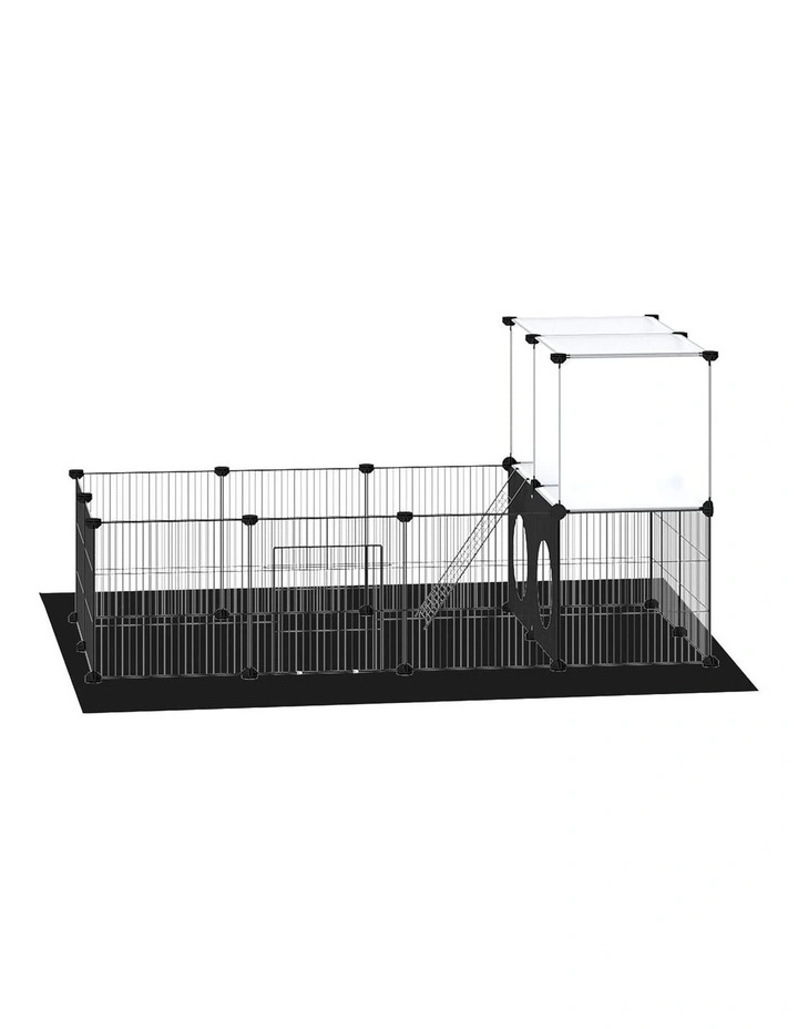 Pawz DIY Pet Playpen Small Animals Guinea Pig Cage 24 Panels image 2