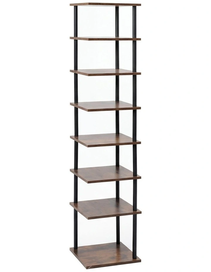 Levede Vertical Shoe Rack 8-Tier Space Saving Narrow Corner Organiser Storage image 1