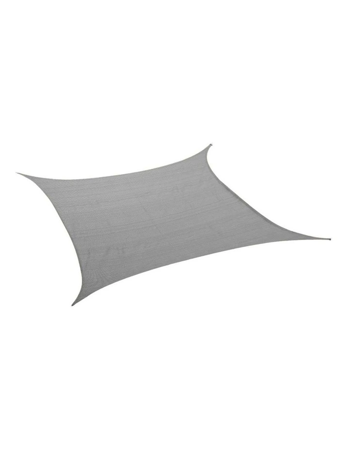 Mountview Rectangle Sun Shade Sail Outdoor Canopy Charcoal 5x3m image 1