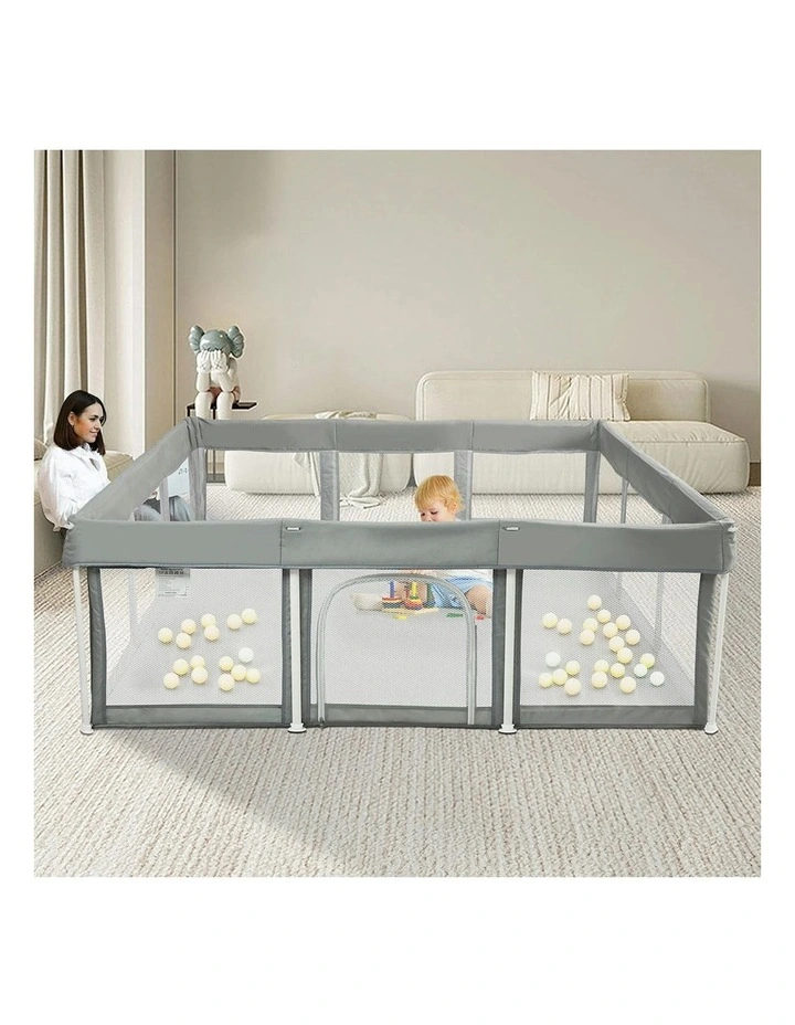 Bopeep Kids Playpen Pop-up Foldable Baby Safety Mesh Fence Toddler Play Center image 6