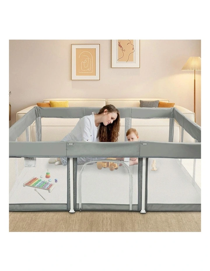 Bopeep Kids Playpen Pop-up Foldable Baby Safety Mesh Fence Toddler Play Center image 7
